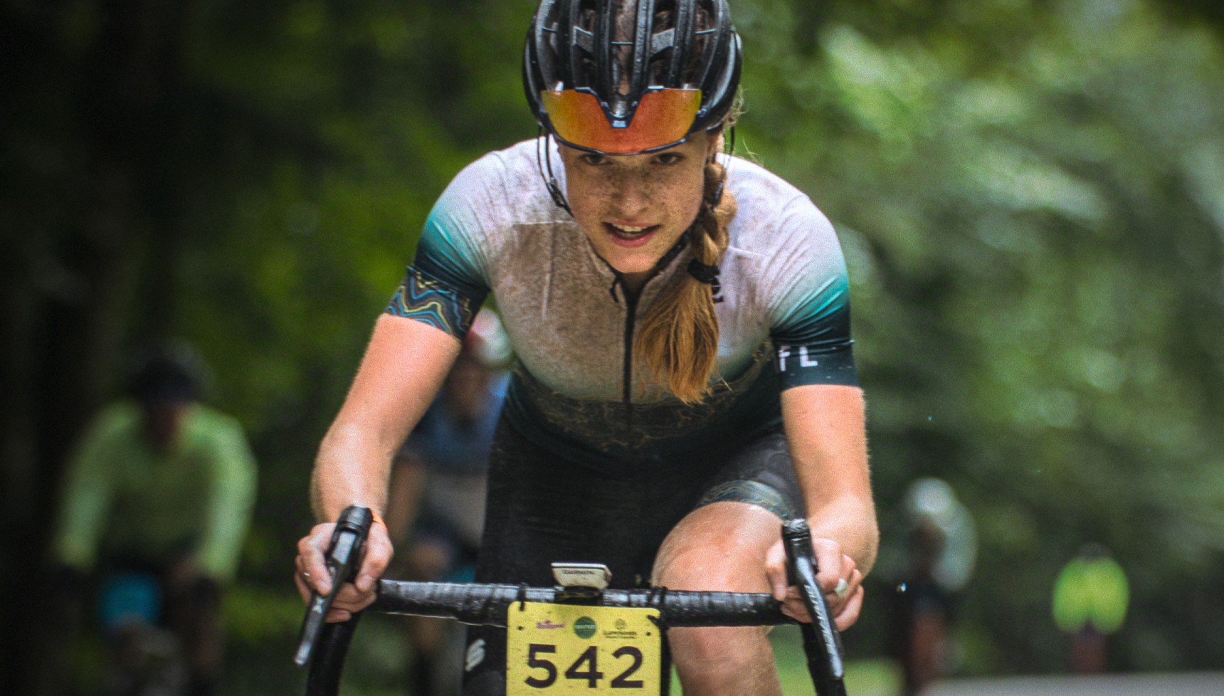 Moriah Wilson on a bike