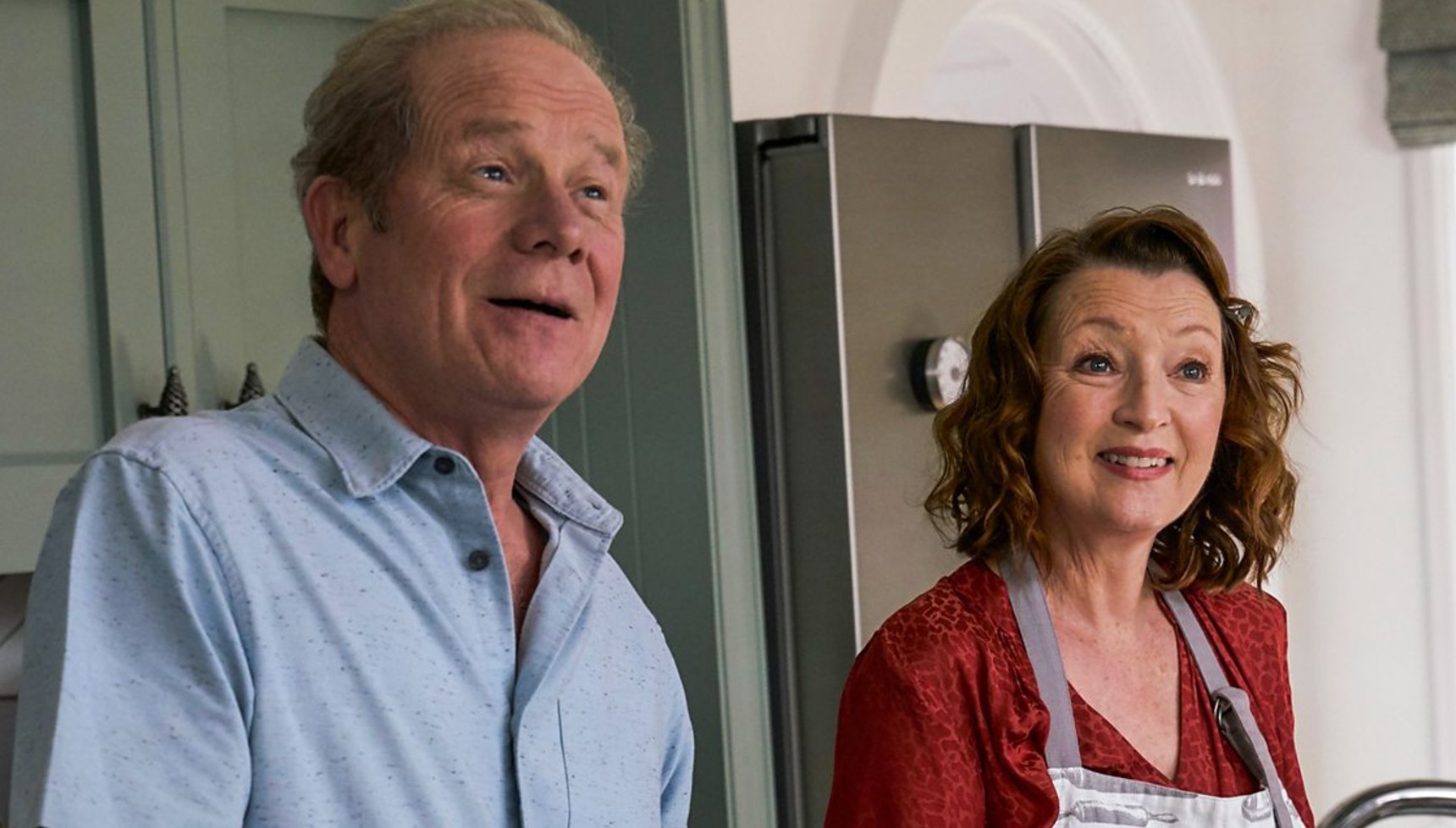 Peter Mullan and Lesley Manville in Mum