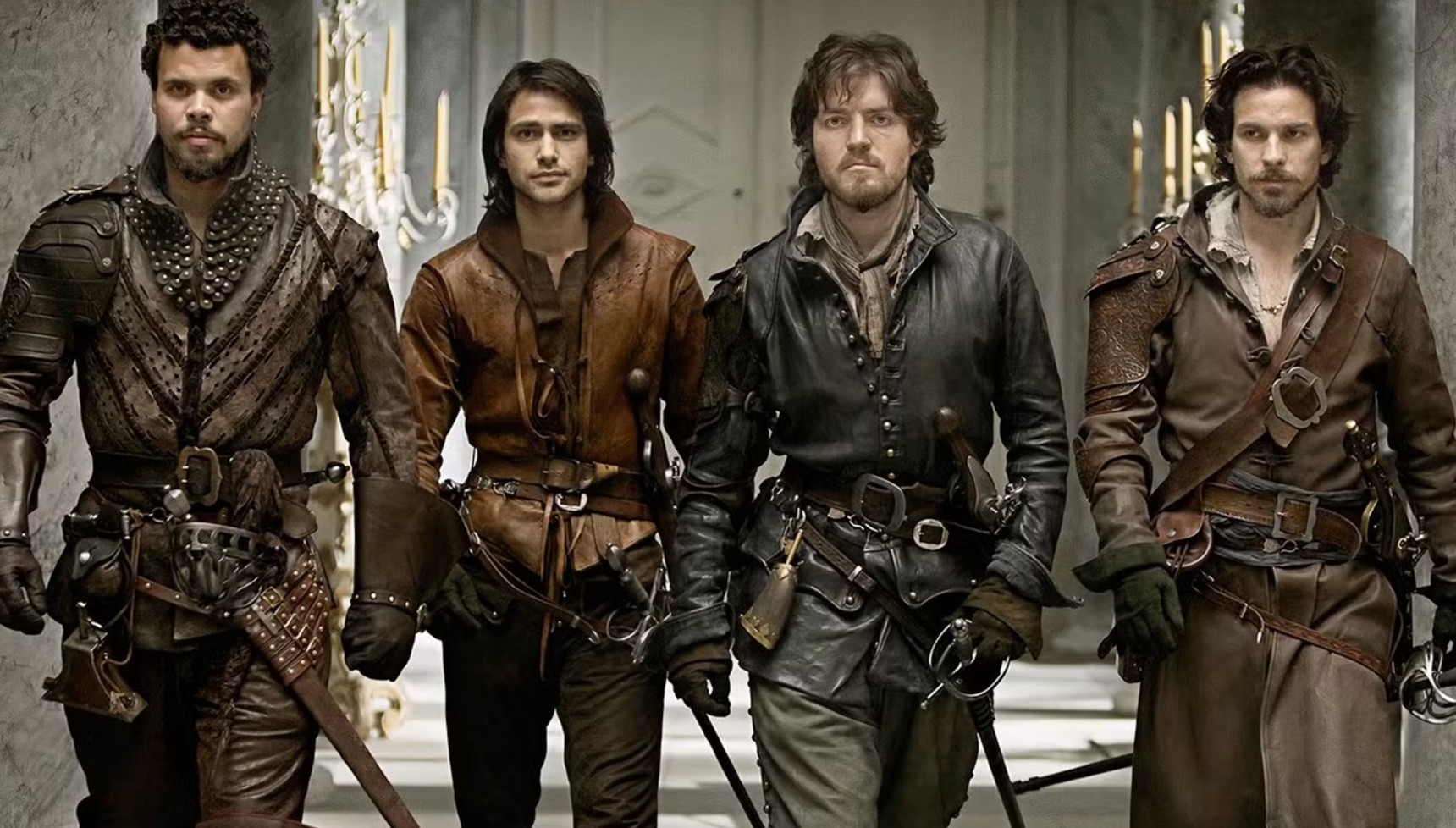 The cast of The Musketeers