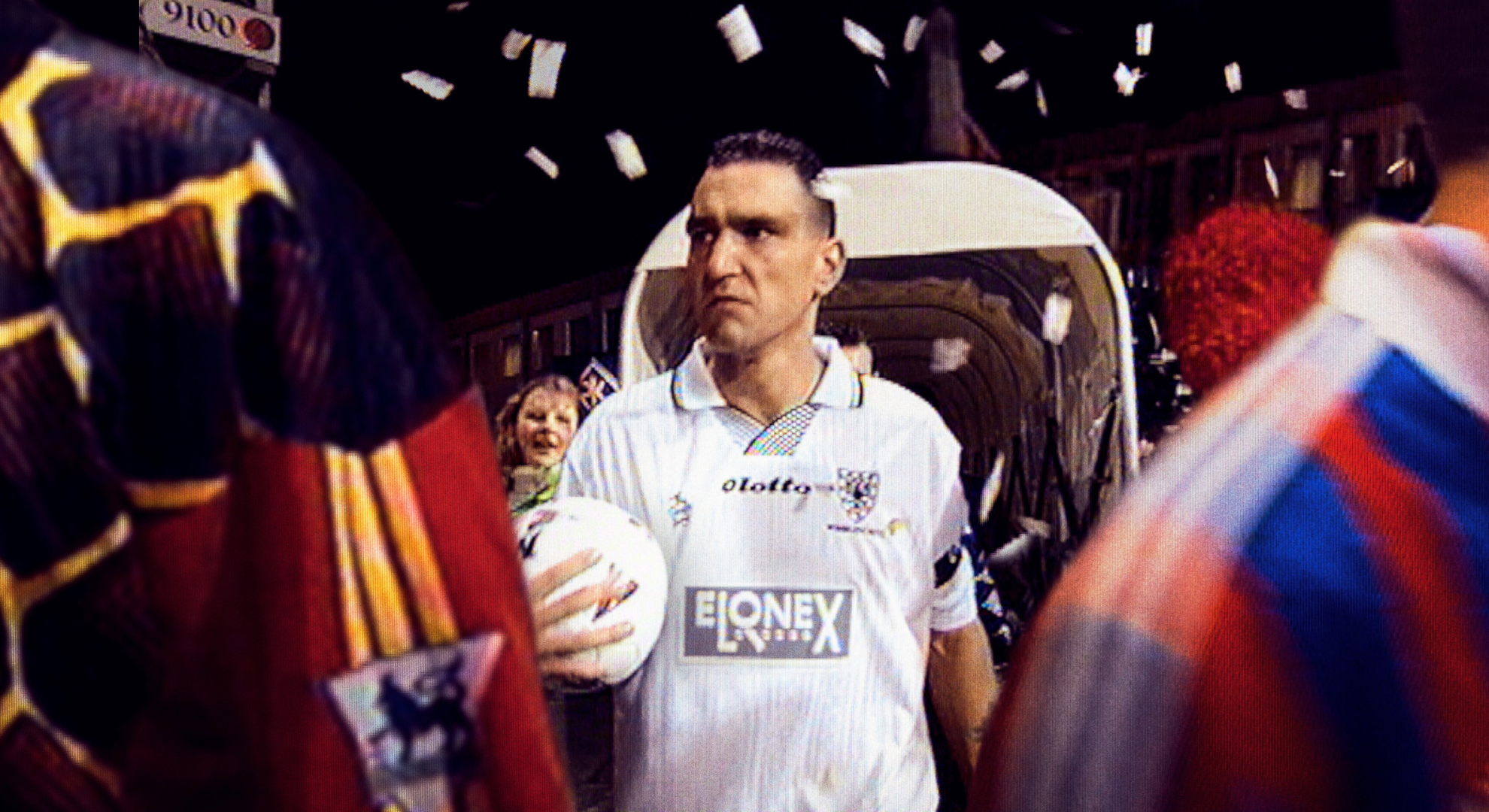 Vinnie Jones on the football field