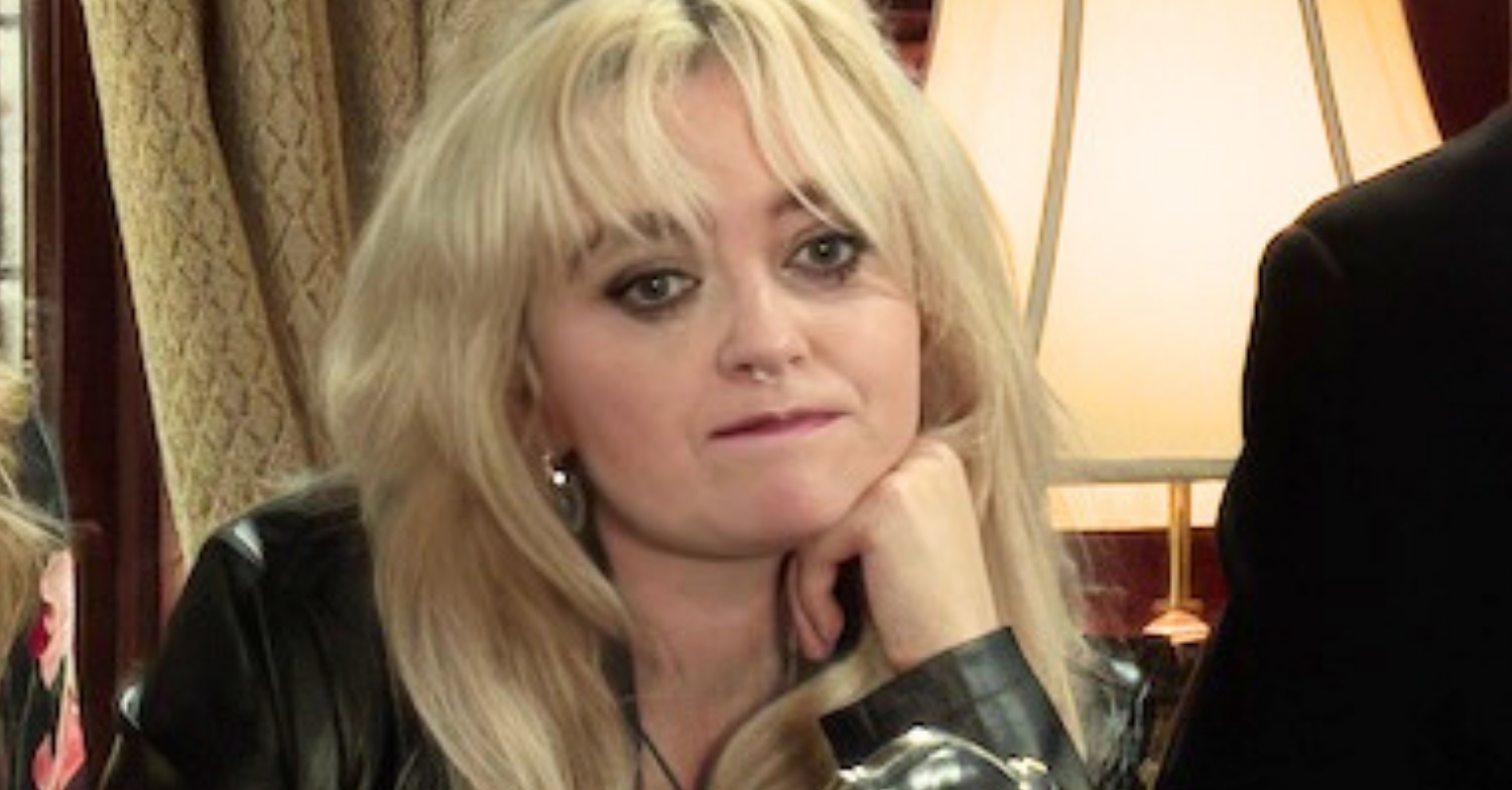Coronation Street's Nina in deep thought