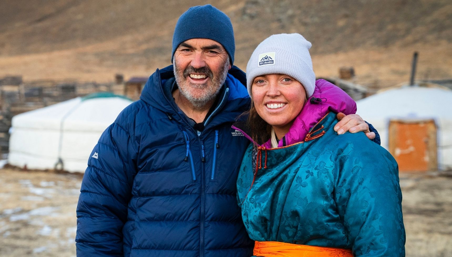 Molly and Andrew in Mongolia 