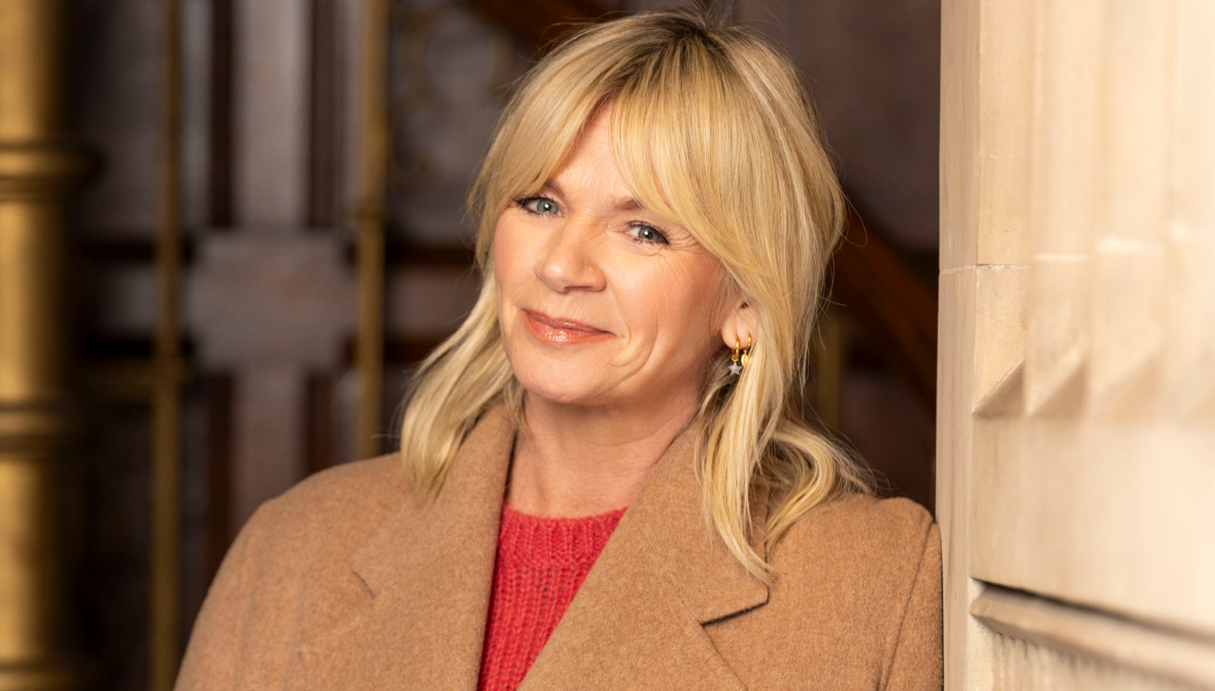 Zoe Ball in her Who Do You Think You Are? promo shot