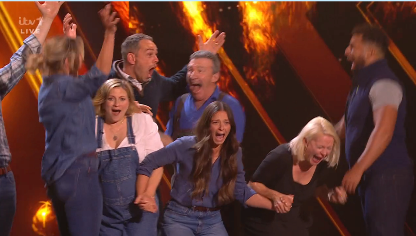 The Hawkstone Farmers Choir winning Britain's Got Talent