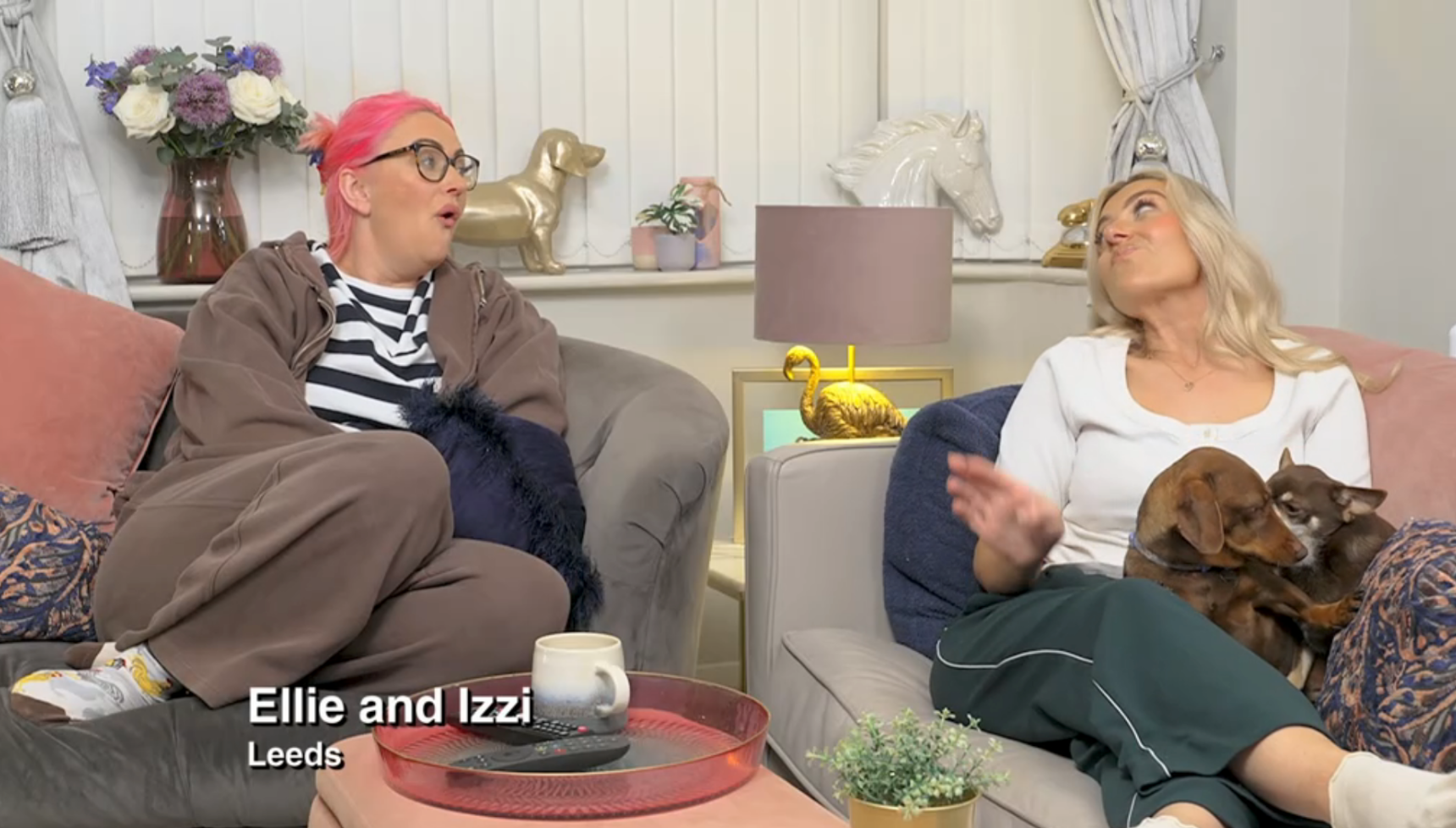 Ellie and Izzi on Gogglebox