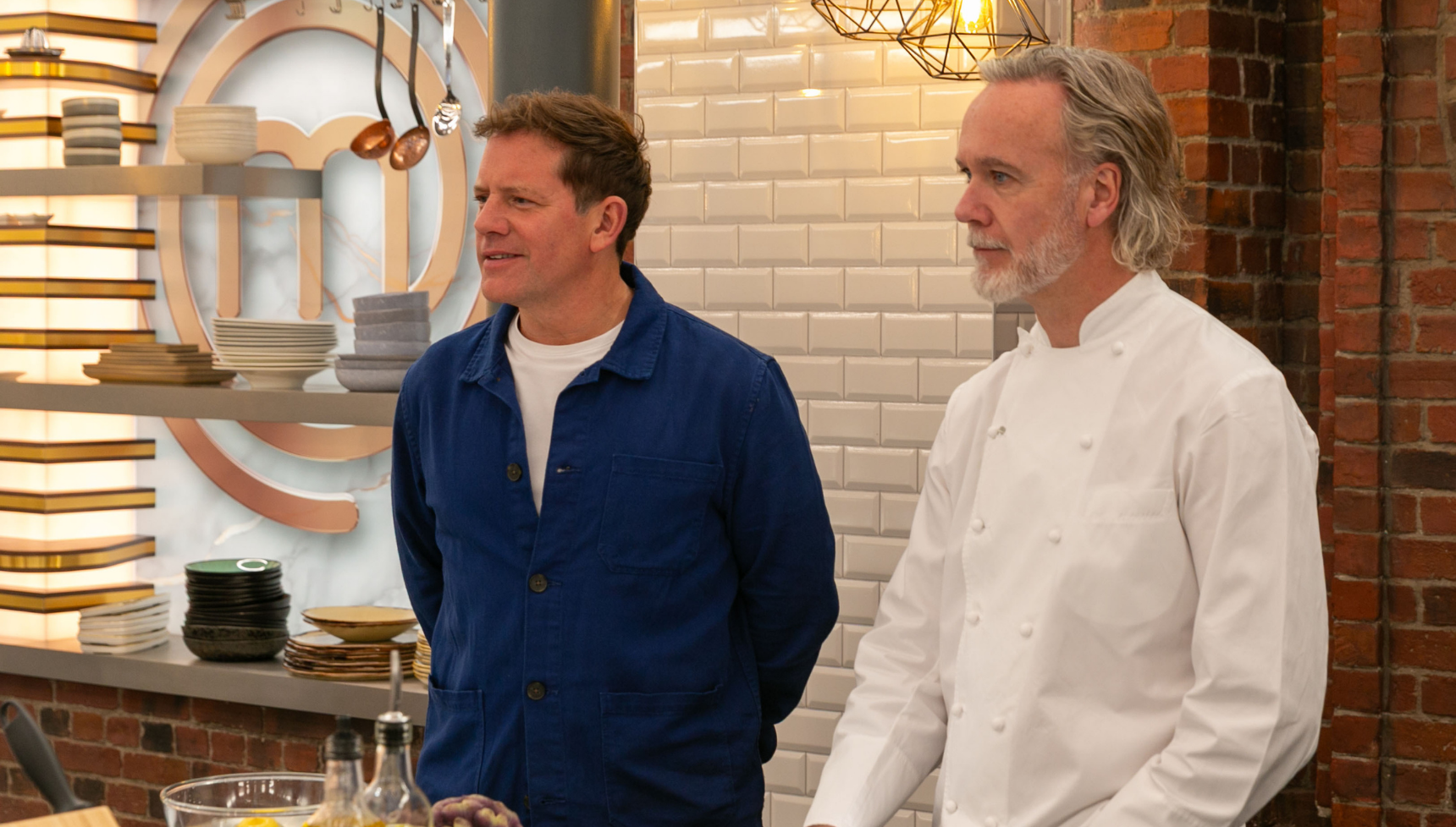 Matt Tebbut and Marcus Wareing on Masterchef the Professionals