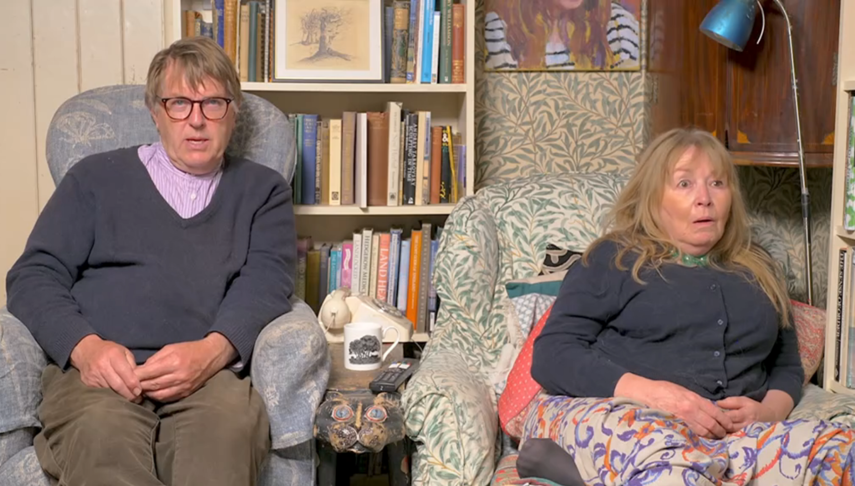 Giles and Mary from Gogglebox