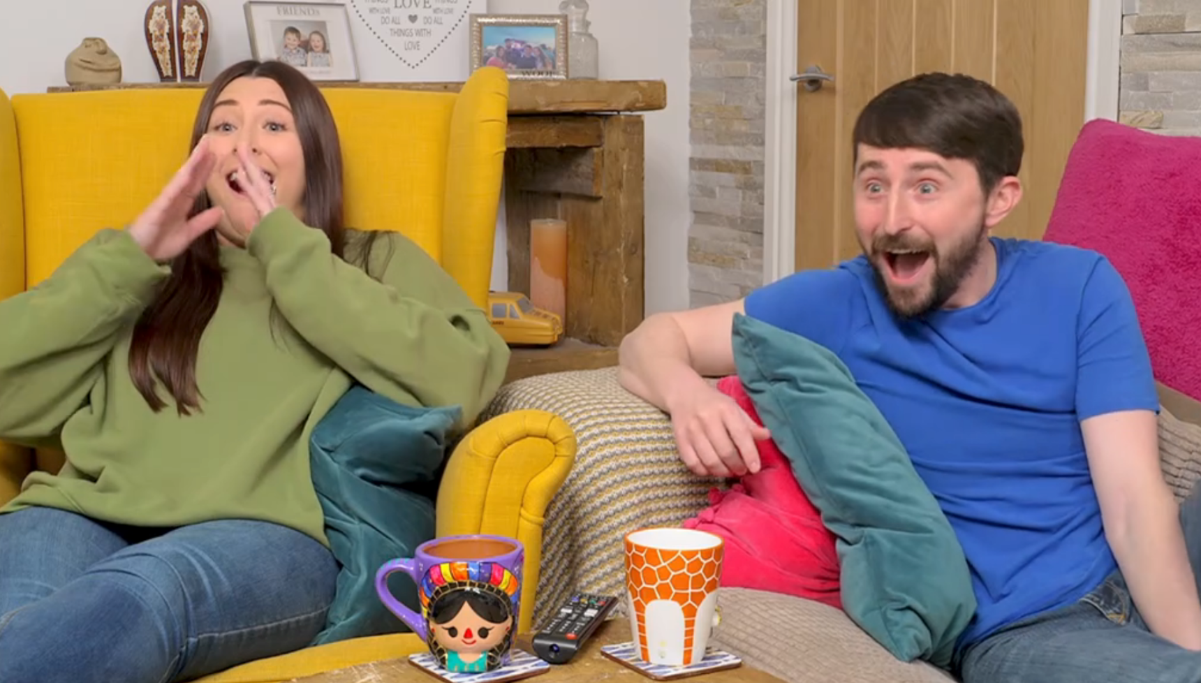 Sophie and Pete on Gogglebox