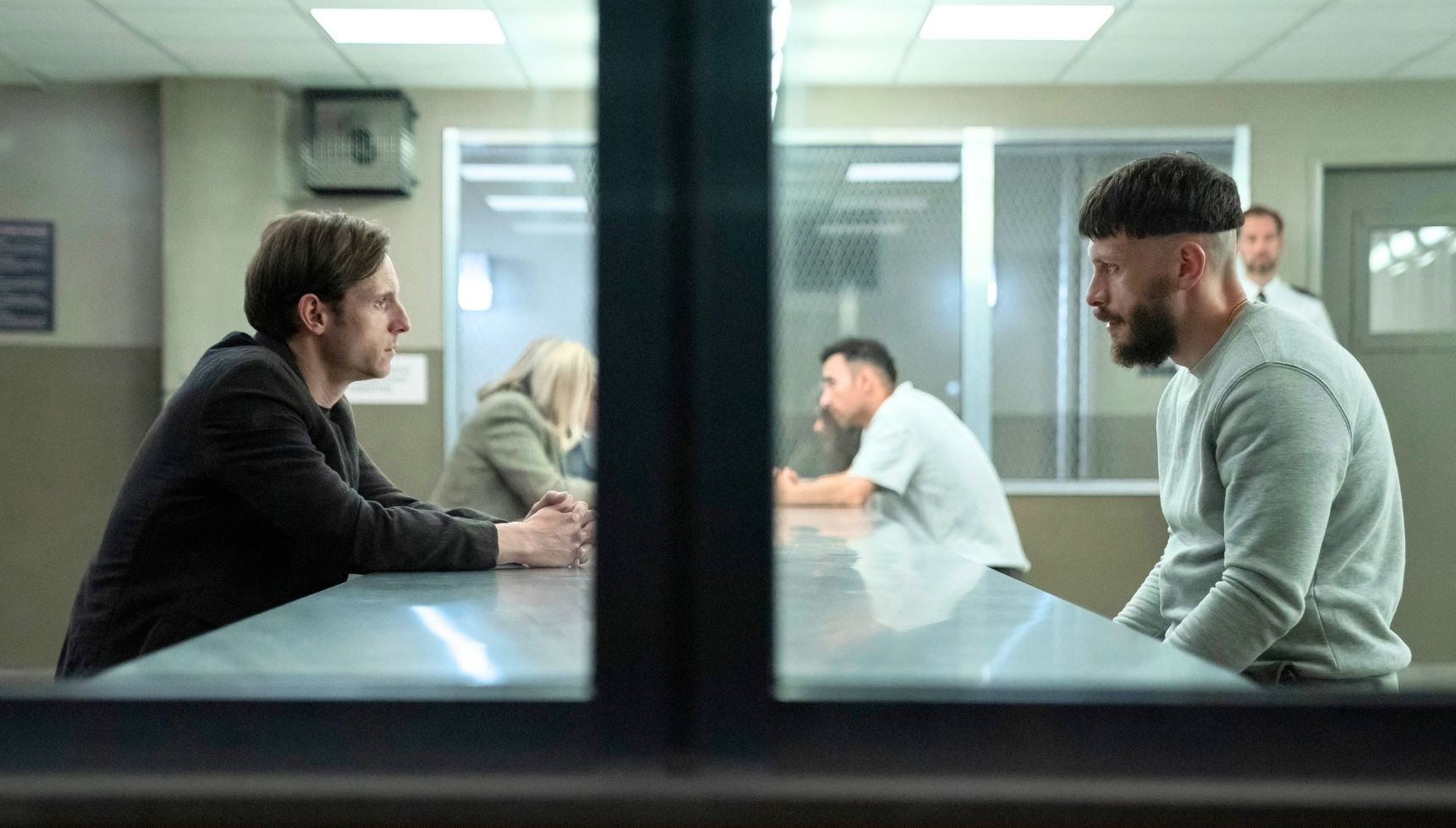 Niall and Ruben in a prison in Half Man episode 6