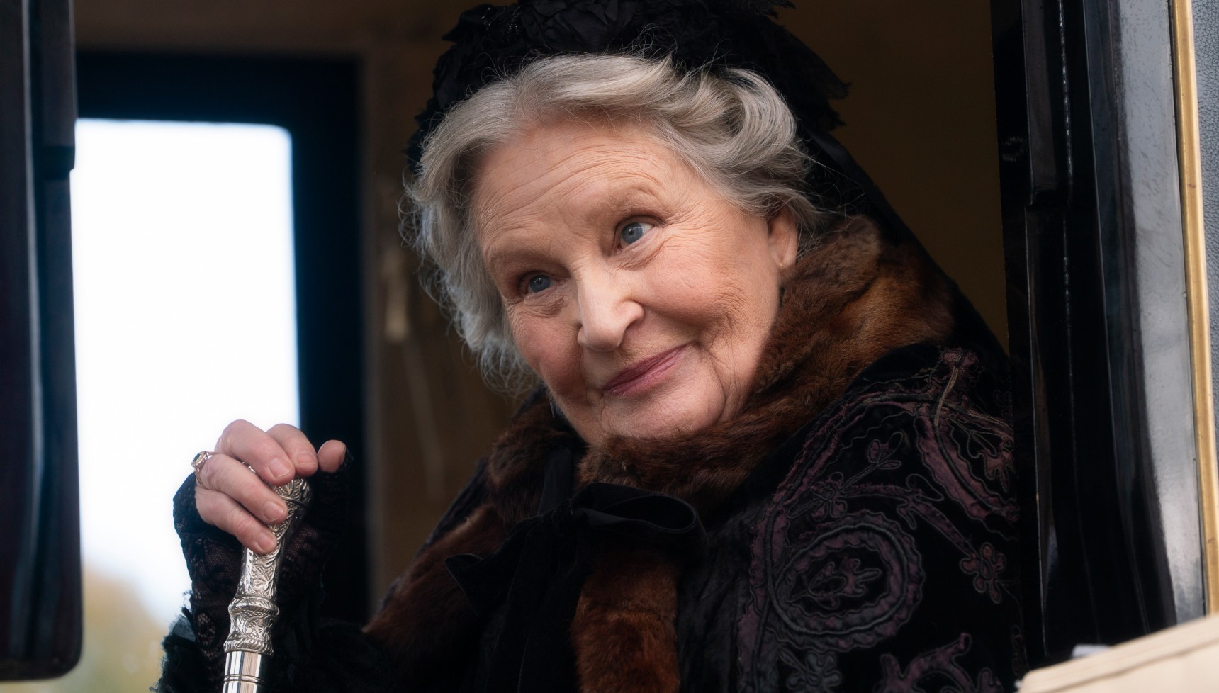Michele Dotrice as Lady Imelda Hansen in The Hardacres series 2