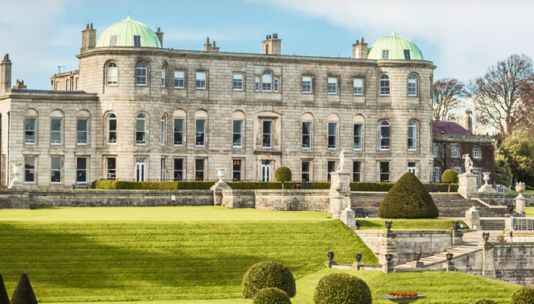 Powerscourt Estate features in The Hardacres series 2