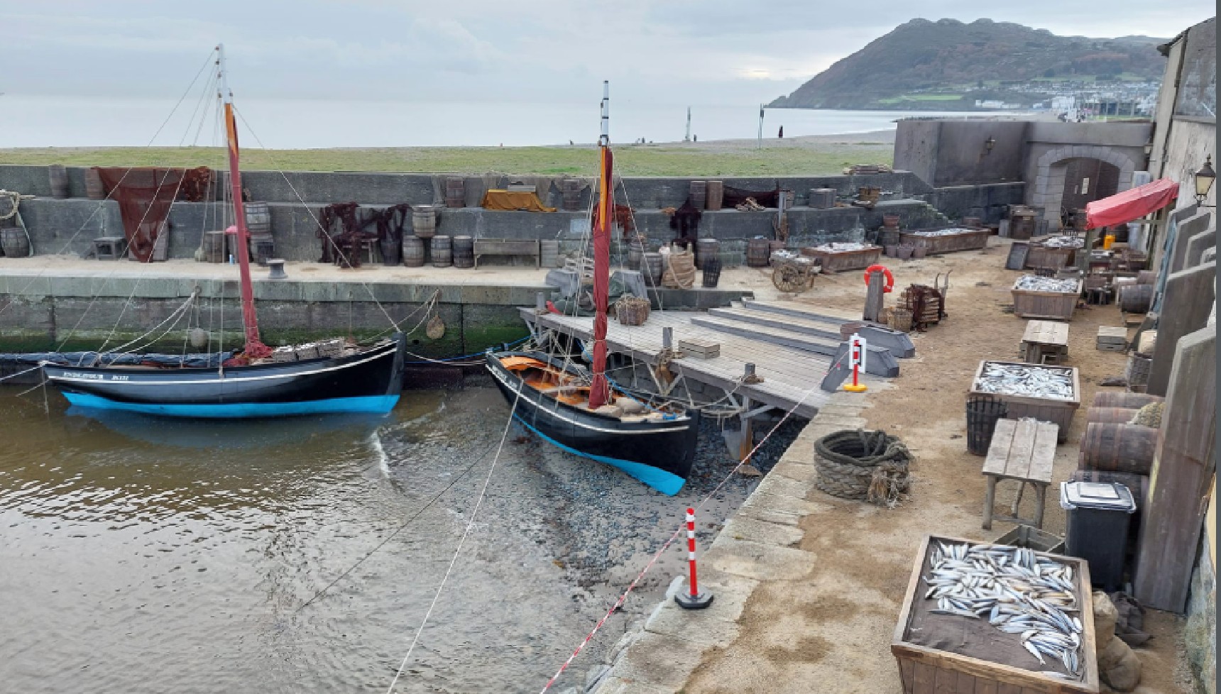 The Hardacres film set in the corner of Bray Harbour