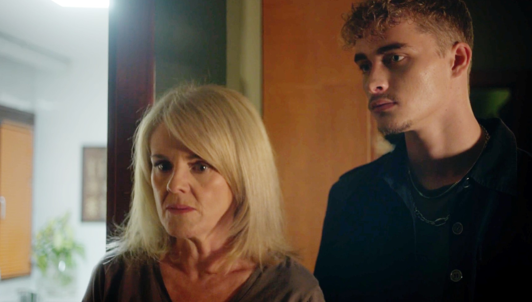 Donna and her nephew Luke in the Number One Fan ending