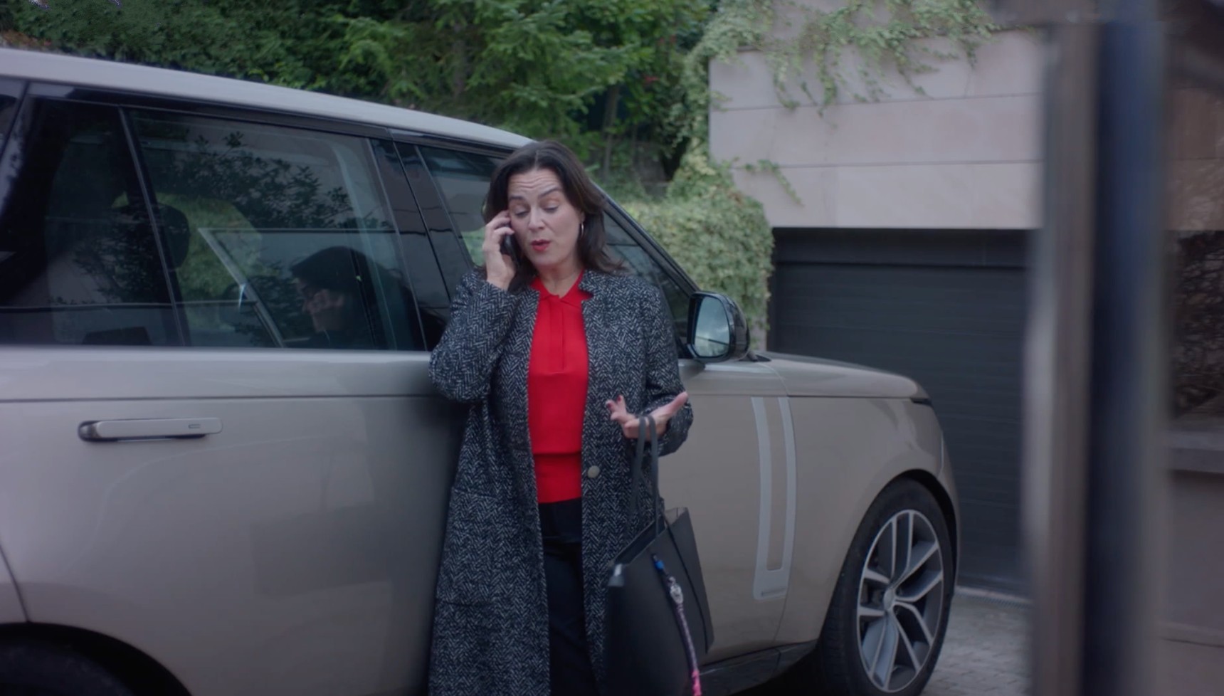 Jill Halfpenny in yet another coat in Number One Fan