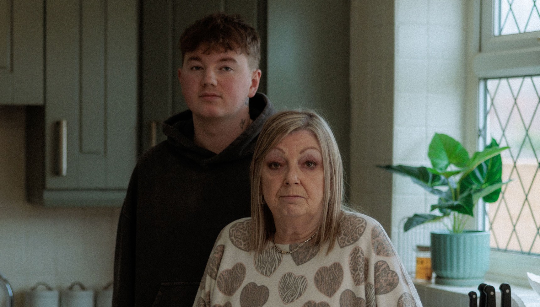Alex Batty and his grandmother, Susan