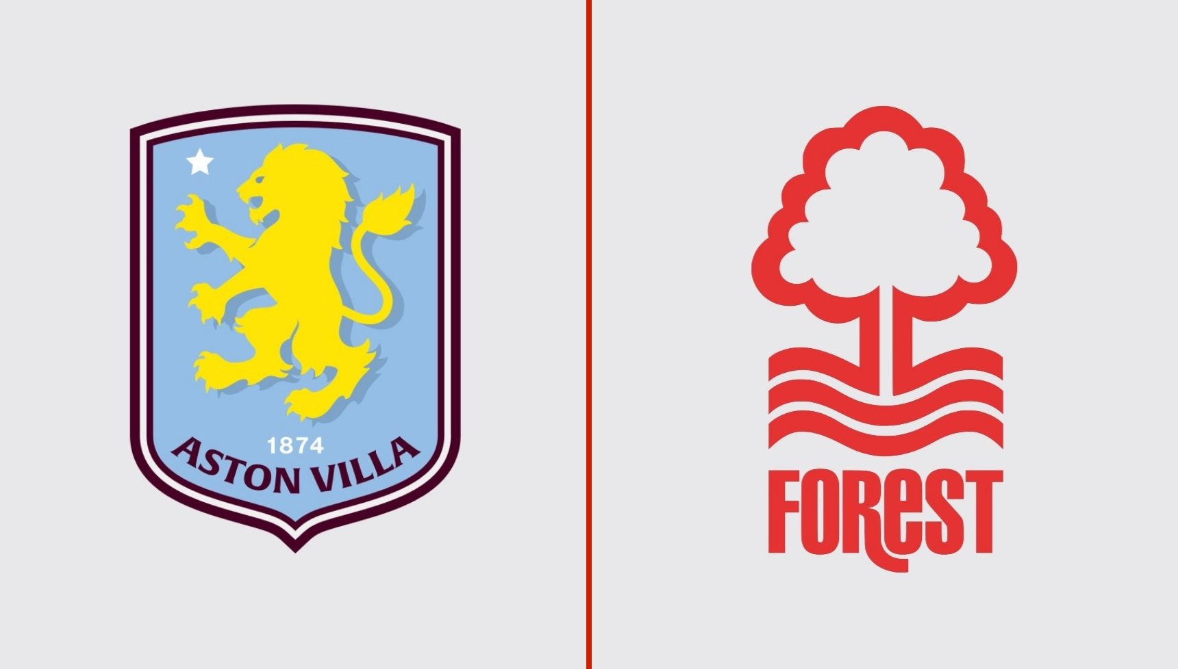 Aston Villa and Nottingham Forest logos