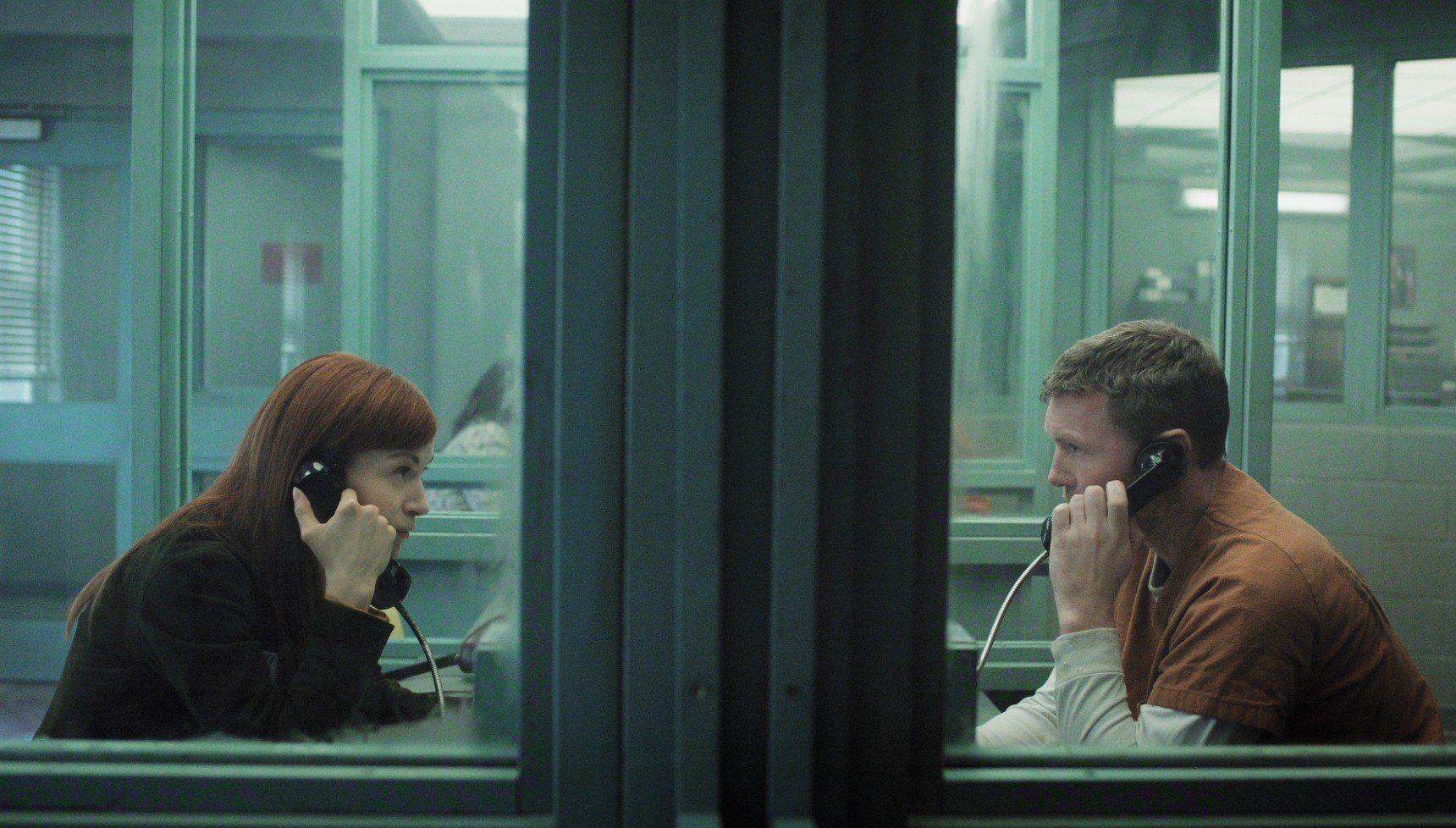 Britt Lower and Sam Worthington in I Will Find You