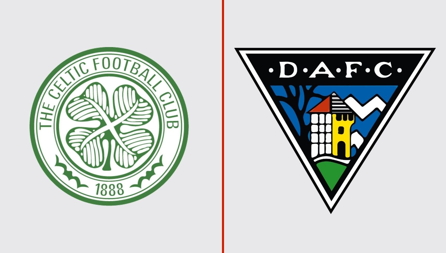 Celtic and Dunfermline's logos