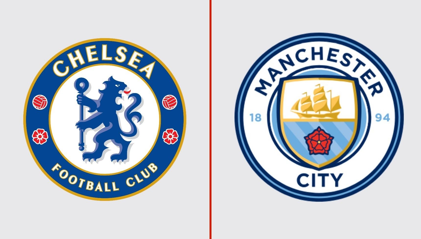Chelsea and Manchester City logos