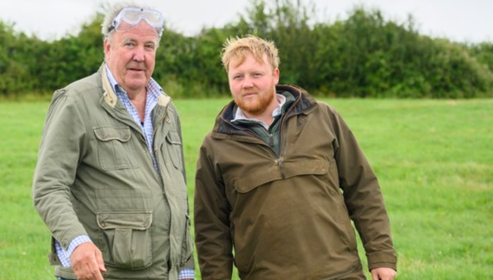 Jeremy Clarkson and Kaleb Cooper