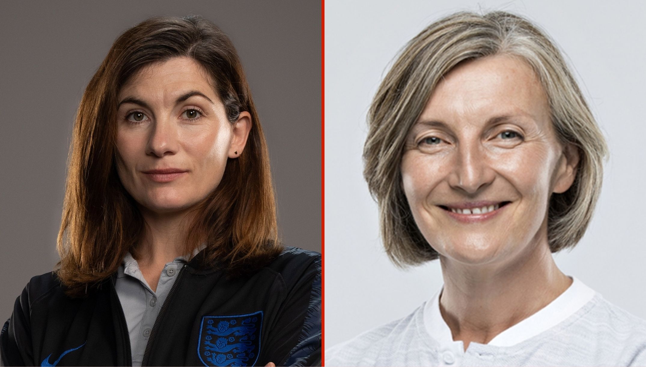Jodie Whittaker and Pippa Grange