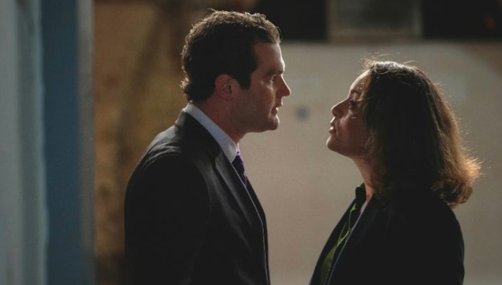 Mark Stanley and Rochenda Sandall in Secret Service