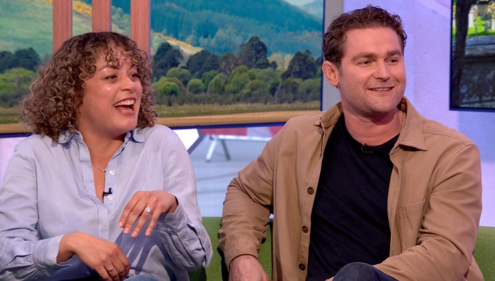 Rochenda Sandall and Mark Stanley on The One Show