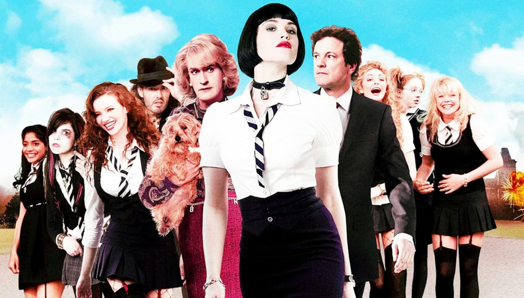 The cast of St Trinian's