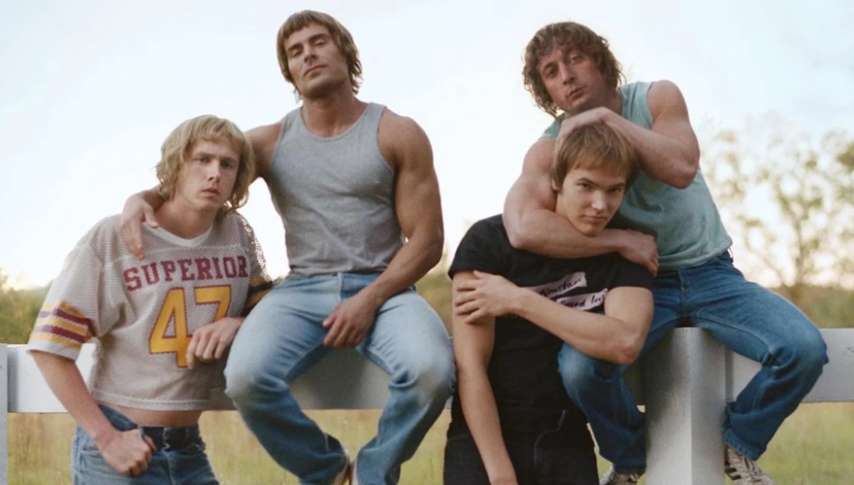 The cast of The Iron Claw