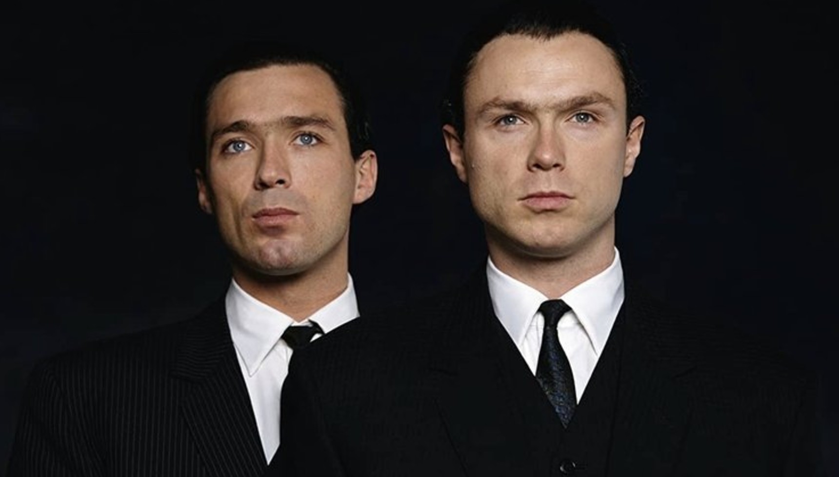 Martin and Gary Kemp as the Krays