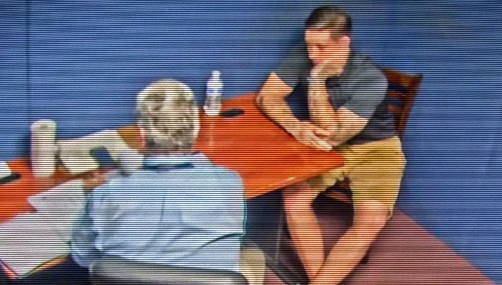 Detective Louis Potter interviewing Wade Wilson in Worst Ex Ever