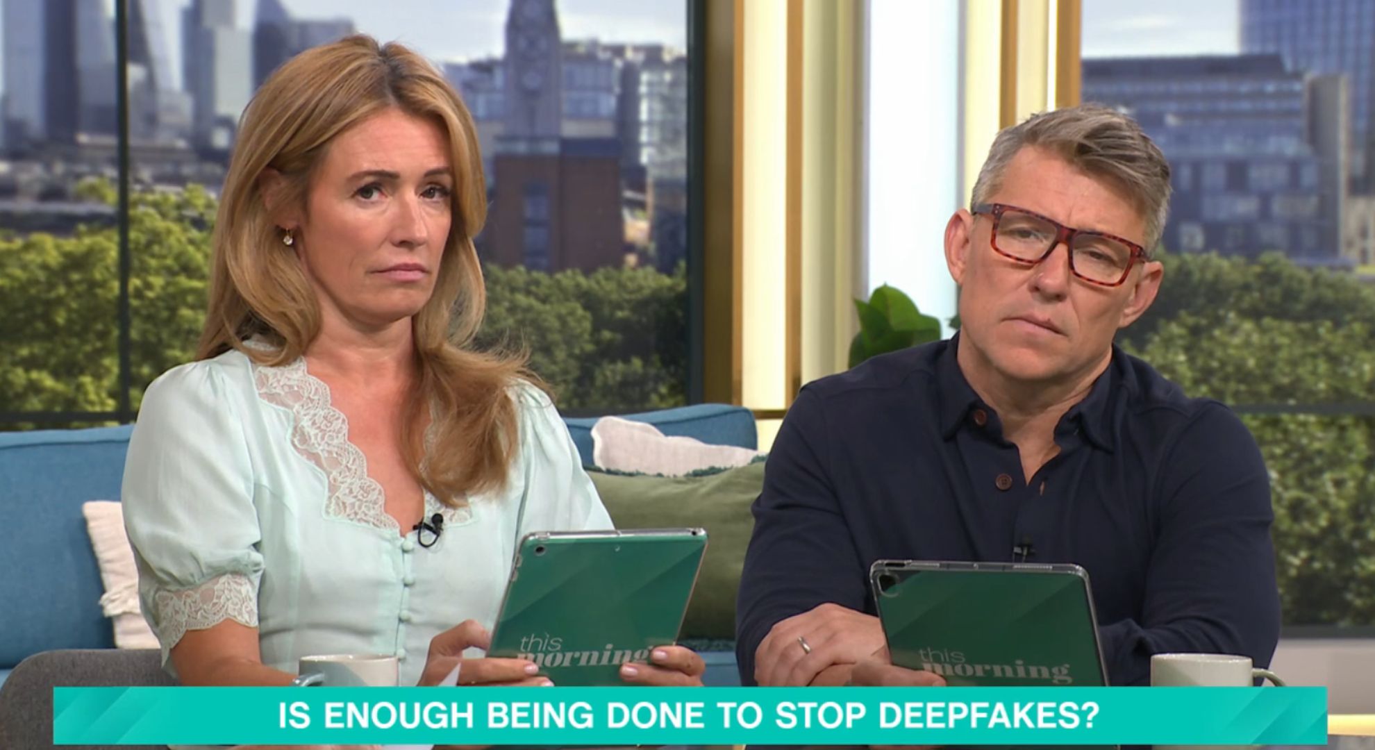 Cat Deeley and Ben Shephard on This Morning