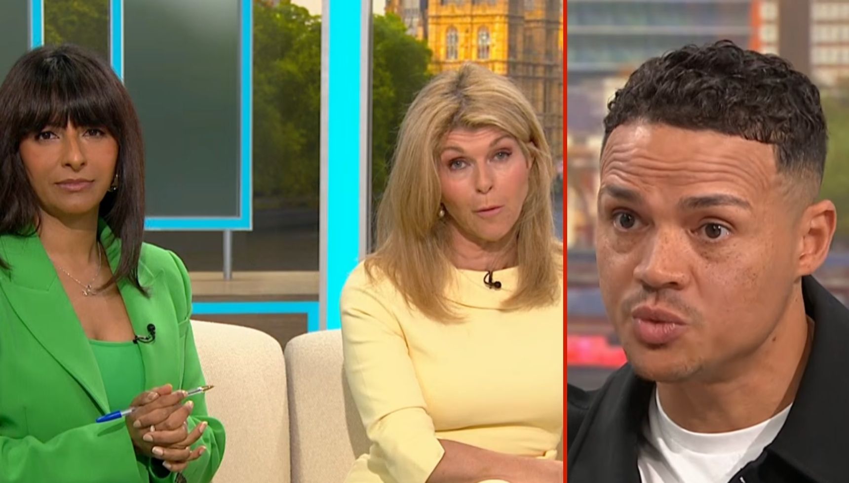 GMB host Ranvir Singh in tense clash with Jermaine Jenas over sexting scandal