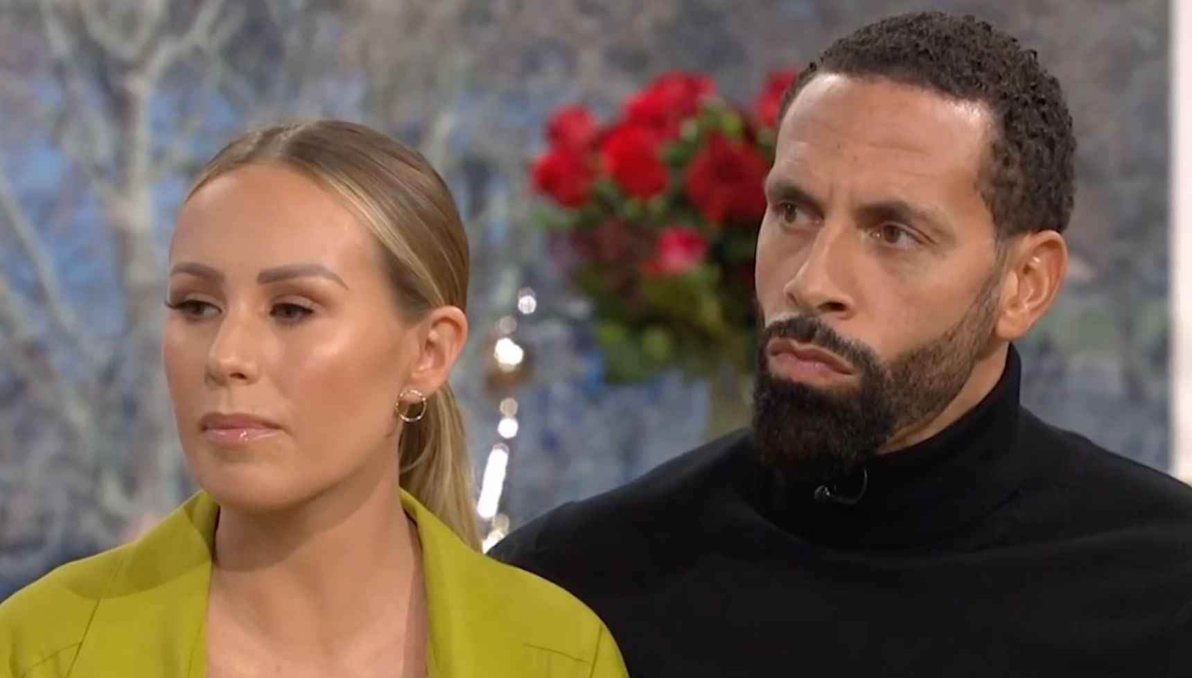 Rio Ferdinand, Kate Ferdinand on This Morning 