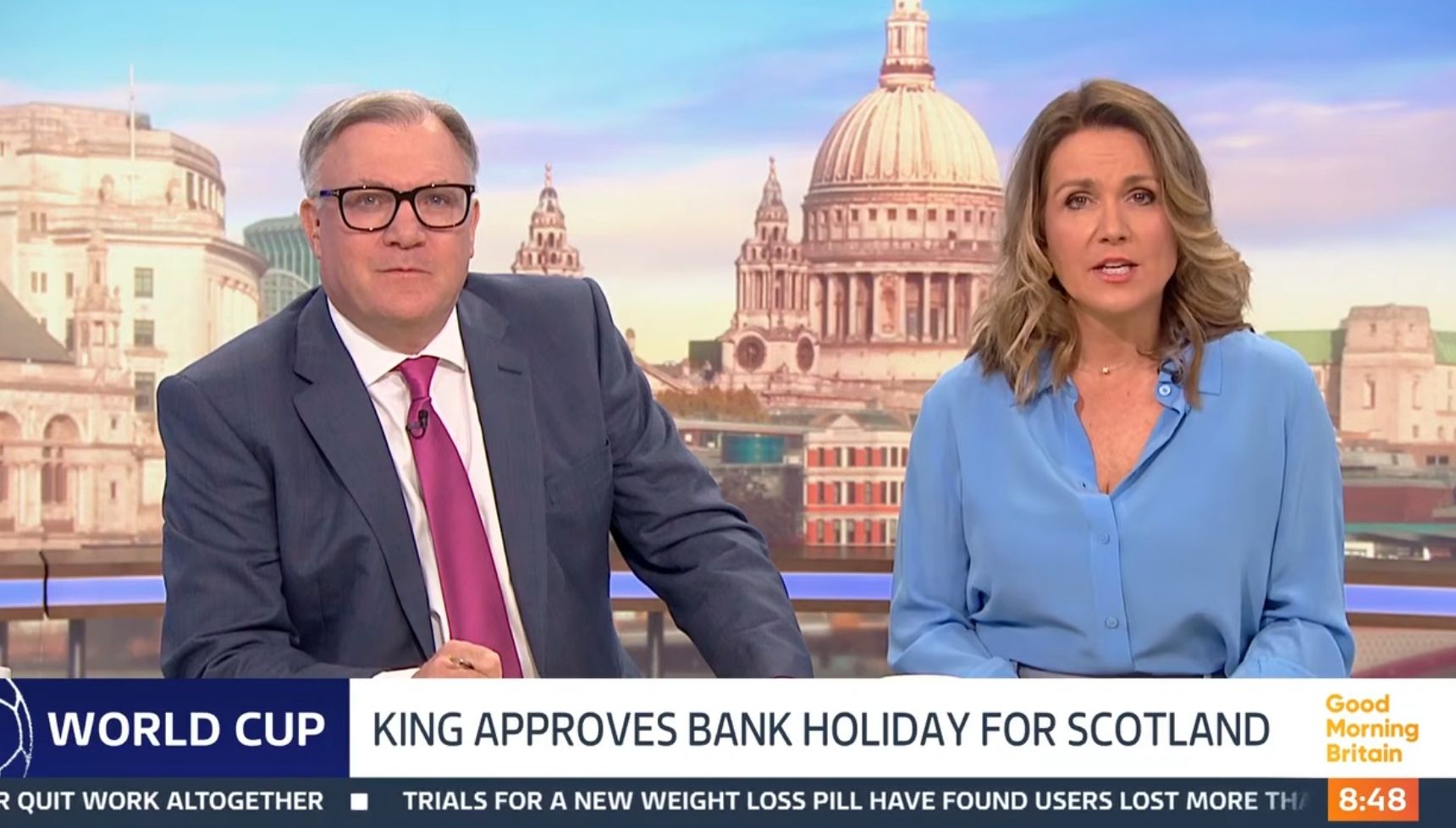 Ed Balls and Susanna Reid on Good Morning Britain