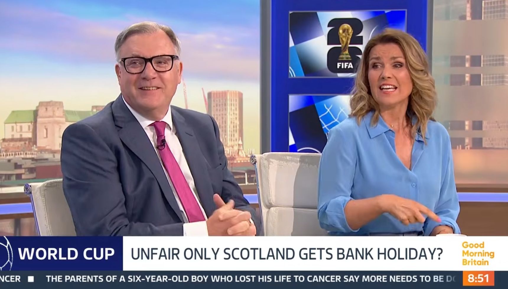 Ed Balls and Susanna Reid on Good Morning Britain