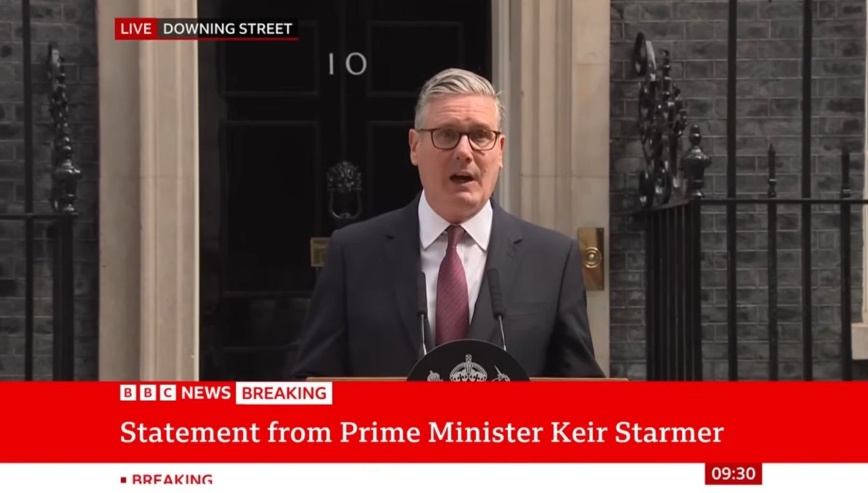 Sir Keir Starmer resigning