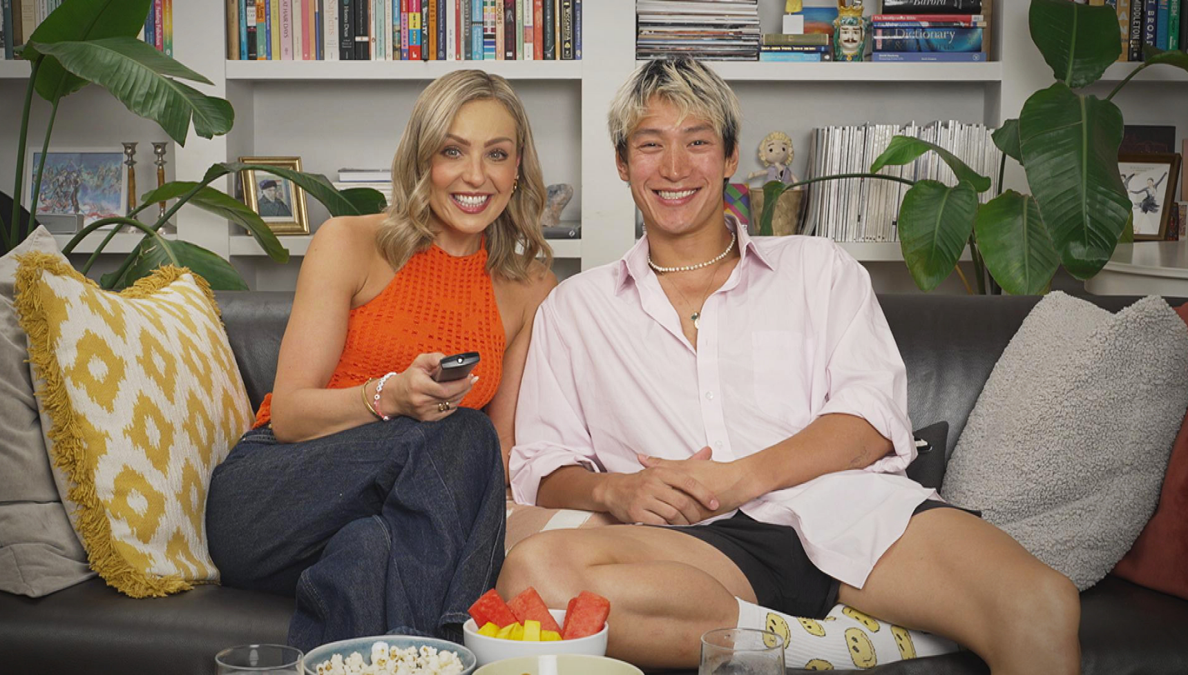 Amy Dowden and Carlos Gu on Celebrity Gogglebox 2026