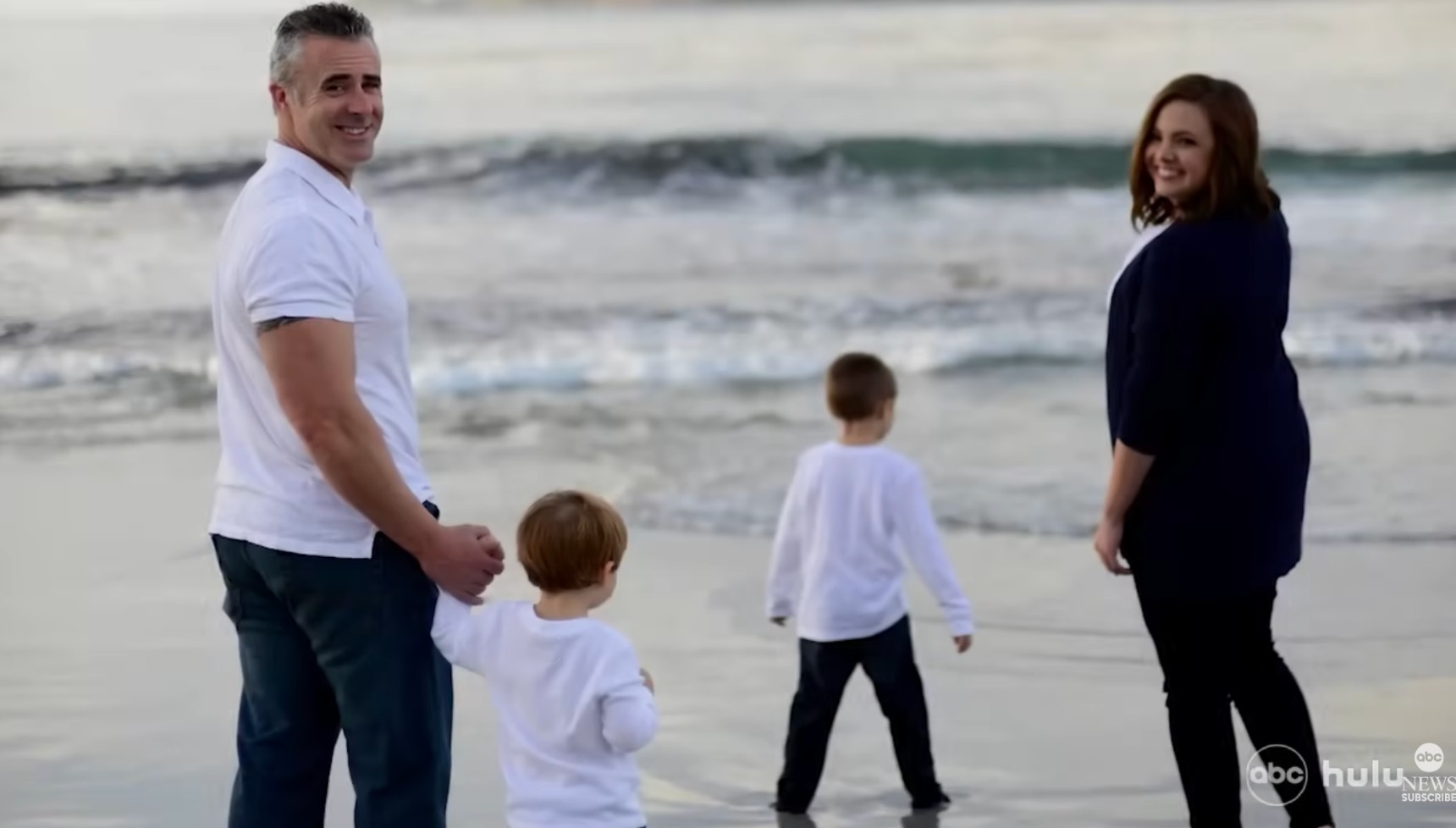 Amanda Riley, with her husband Cory, and their two sons Connor and Carter