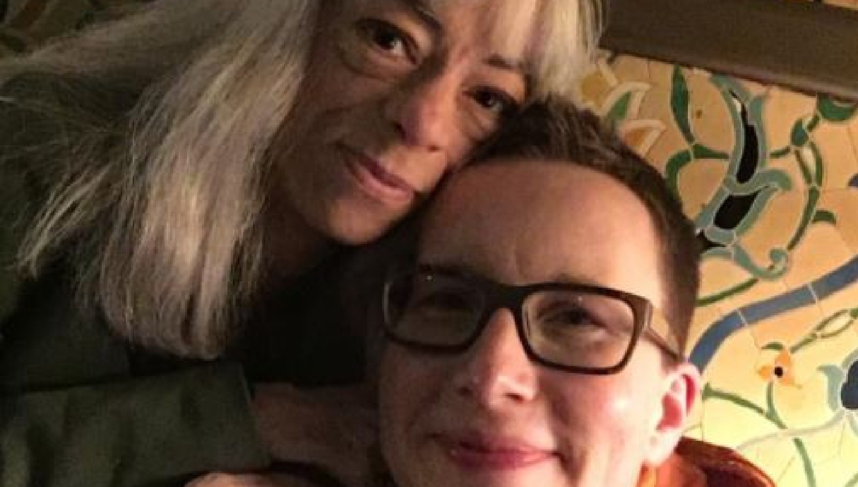 Liz Carr and her wife Jo Church