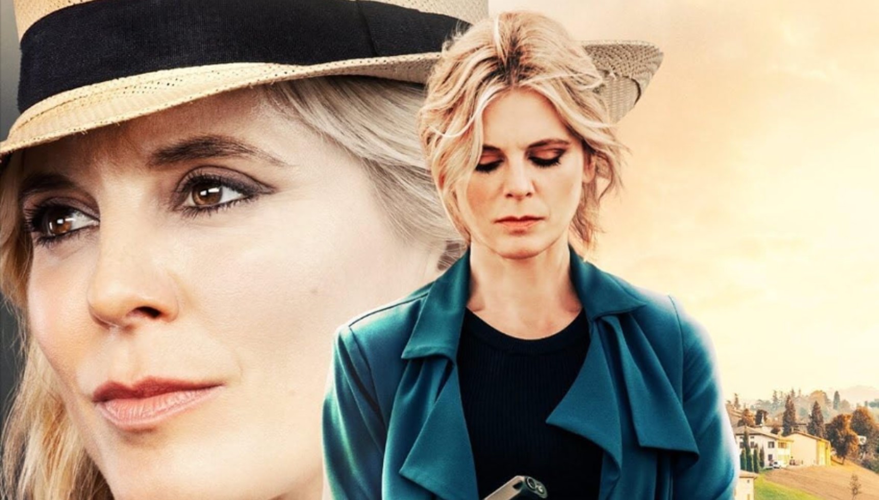Emilia Fox as Sylvia Fox in promo shot of Signora Volpe series 1