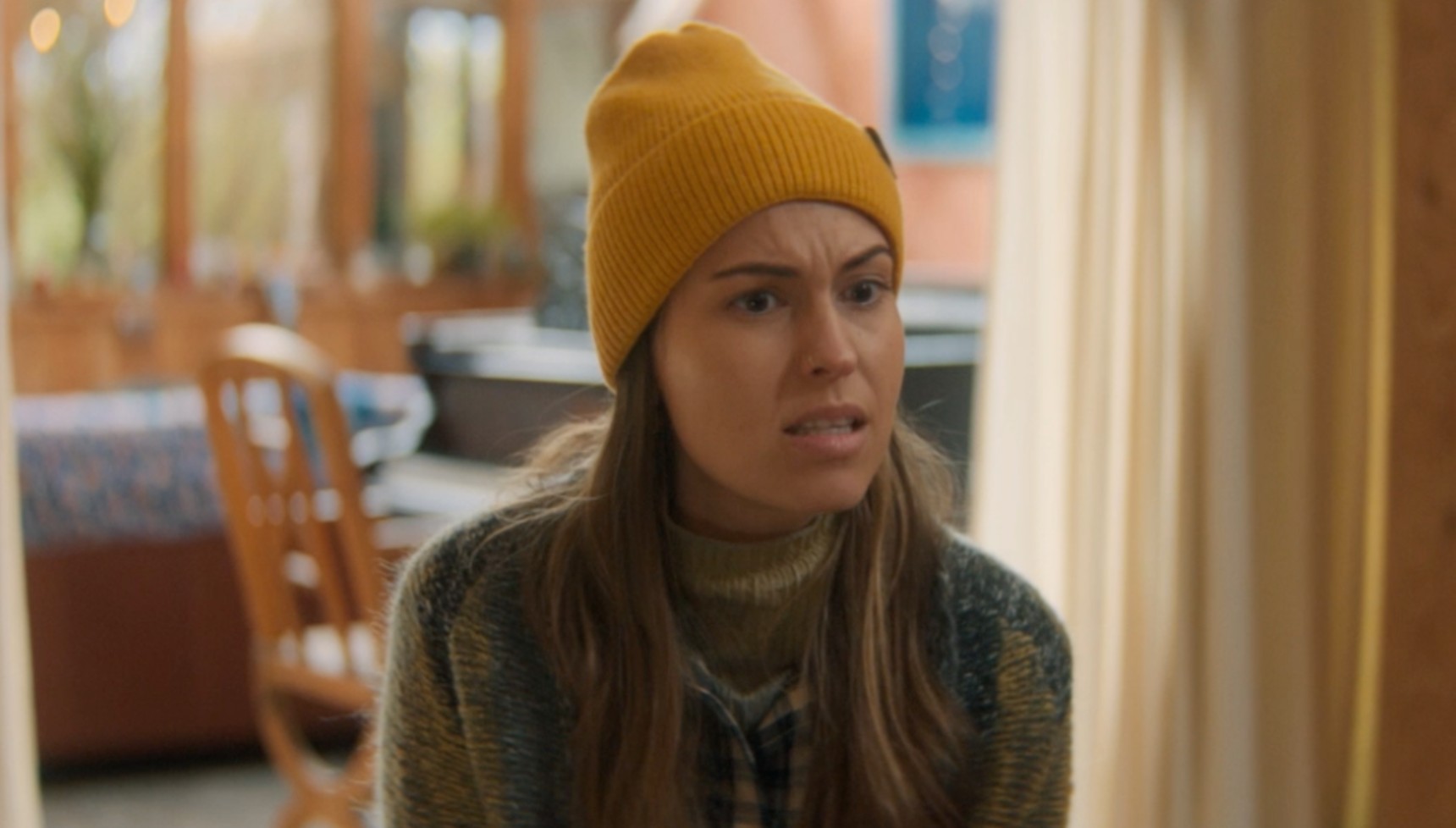 Rhiannon Clements as Minerva in Death Valley series 2 episode 4