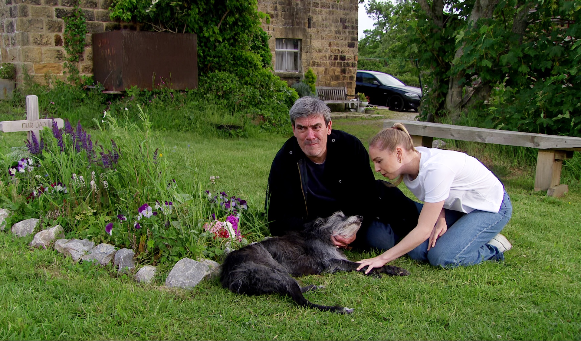 Cain realises they have to say goodbye to Monty (Credit: ITV)