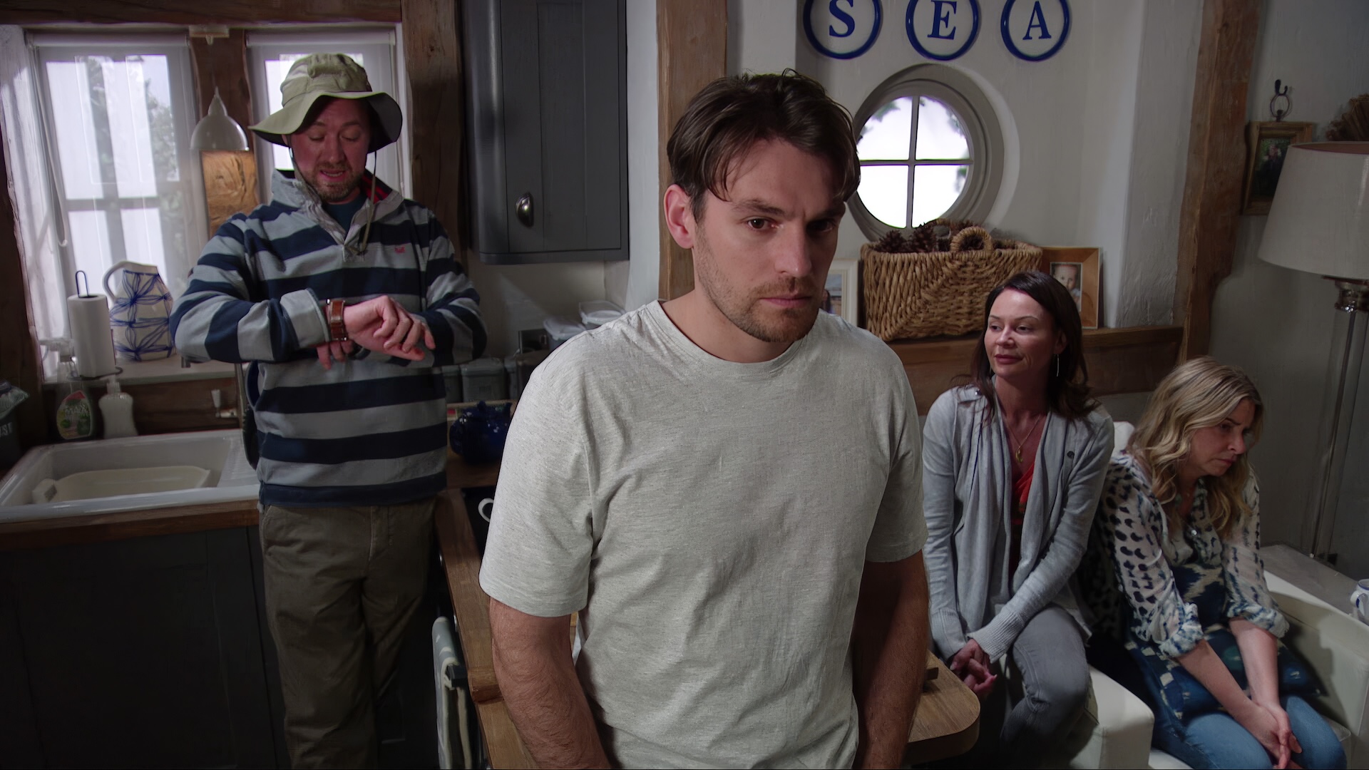 Mack is acting oddly and Charity needs him to stay quiet (Credit: ITV)