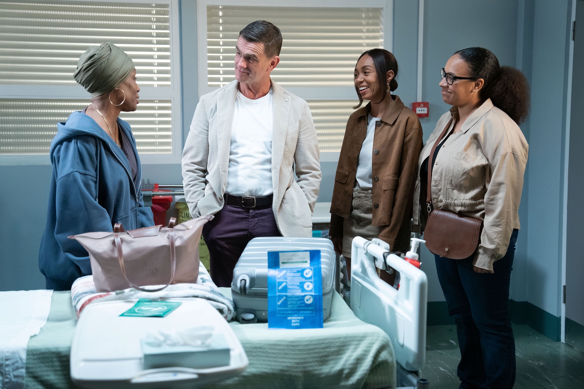 Libby is back to help Denise in her cancer battle (Credit: BBC)