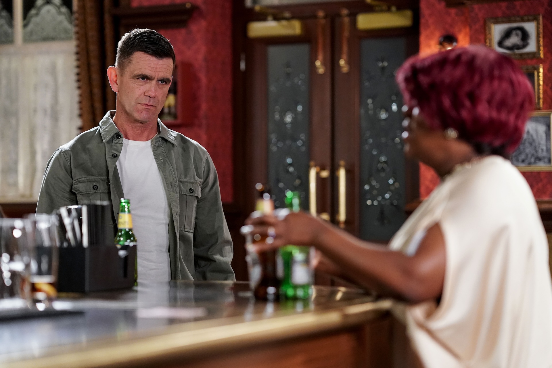 Jack looking annoyed with Kim 