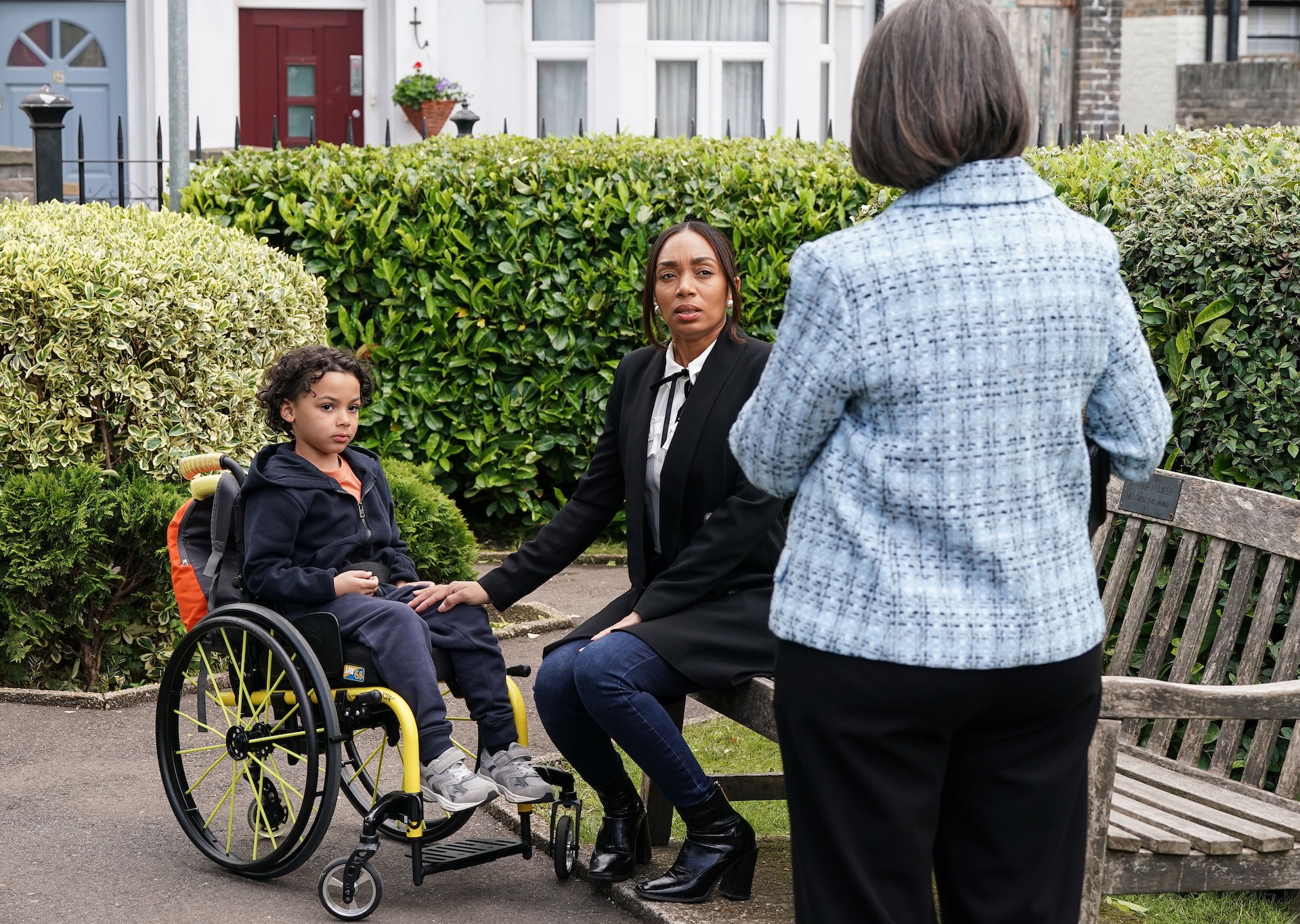Chelsea with Jordan and Sheila in EastEnders