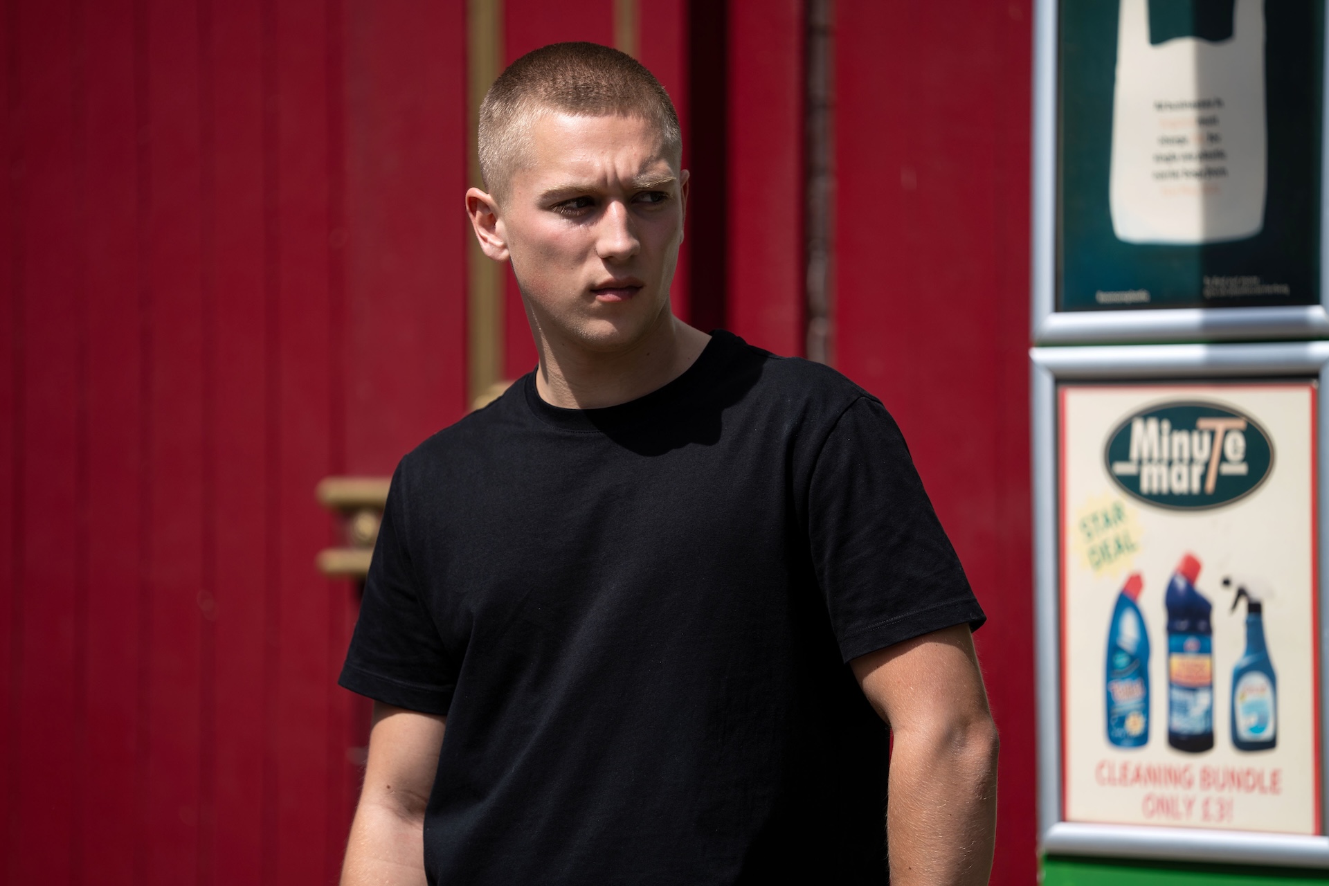 Joel angry in EastEnders