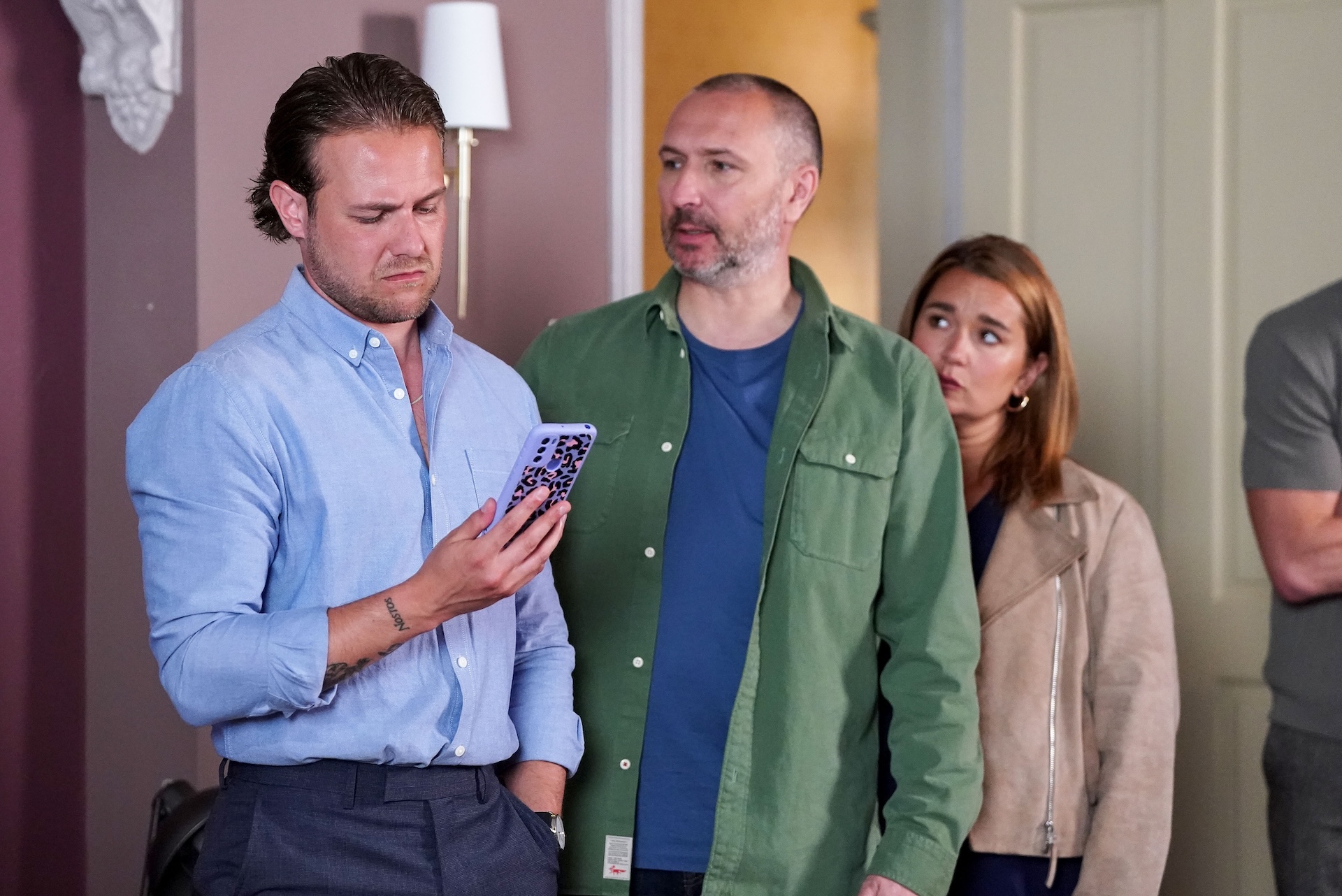 Craig, Joel and Vicki concerned in EastEnders