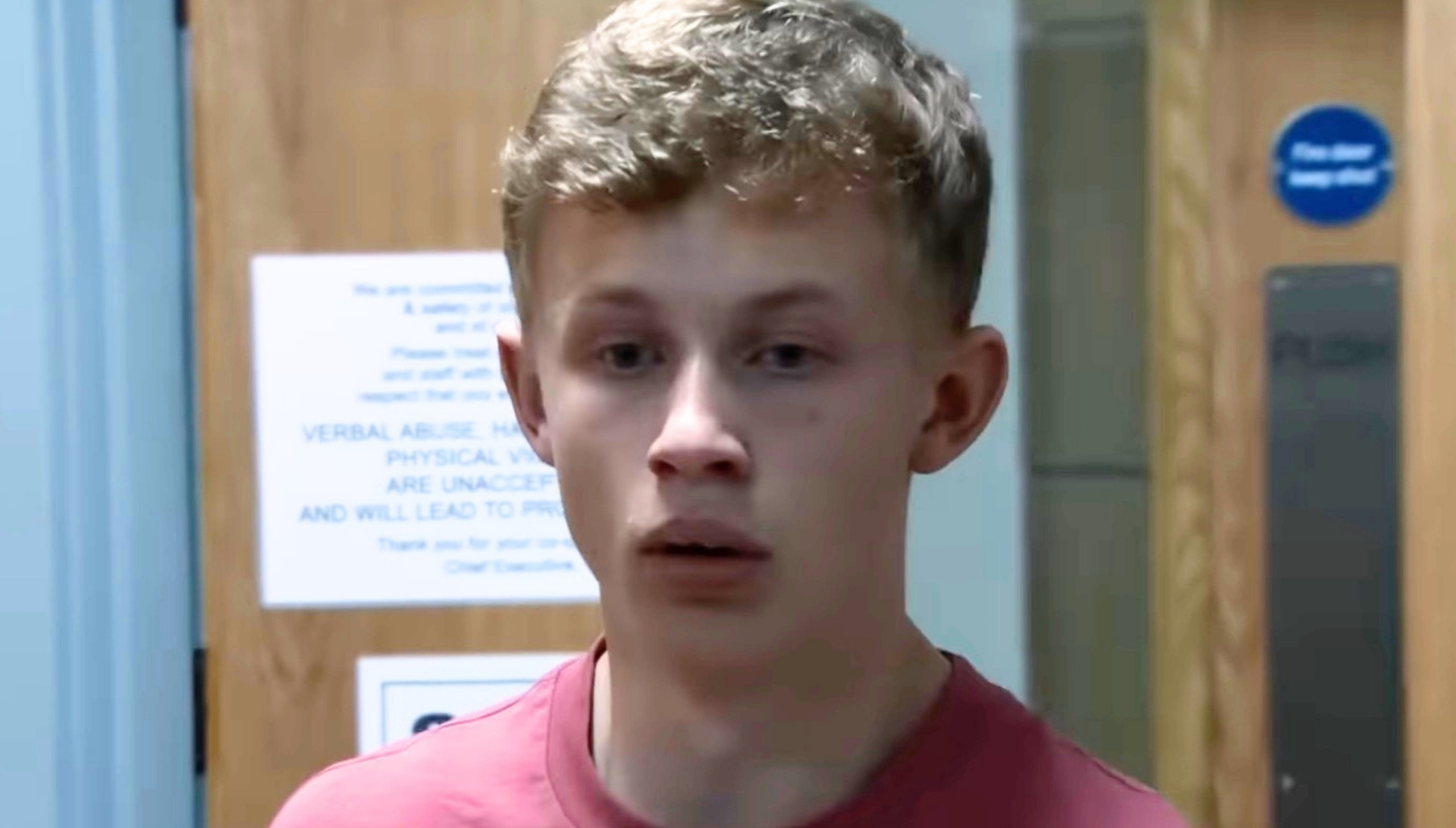 Dylan shocked in Coronation Street